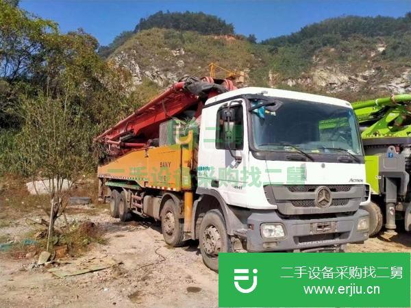 山西出售二手三一重工52米6節臂泵車