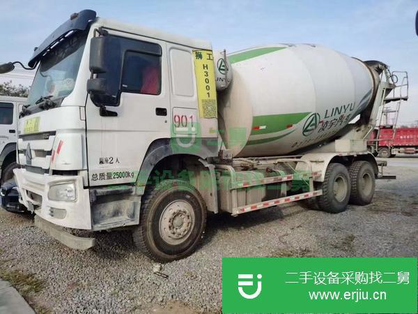 河南出售二手18年豪沃16方攪拌罐車