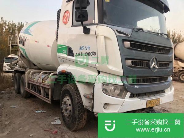 上海出售二手國五大12方三一攪拌車 燒天然氣