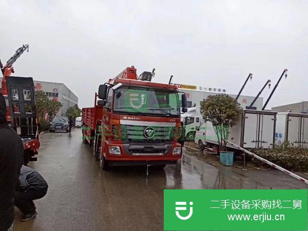 云南出售二手東風(fēng)專用底盤配16噸隨車吊