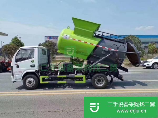 河南出售二手東風多利卡密封餐廚垃圾車