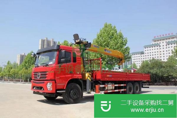 黑龍江出售二手東風暢行12噸隨車吊玉柴270馬力