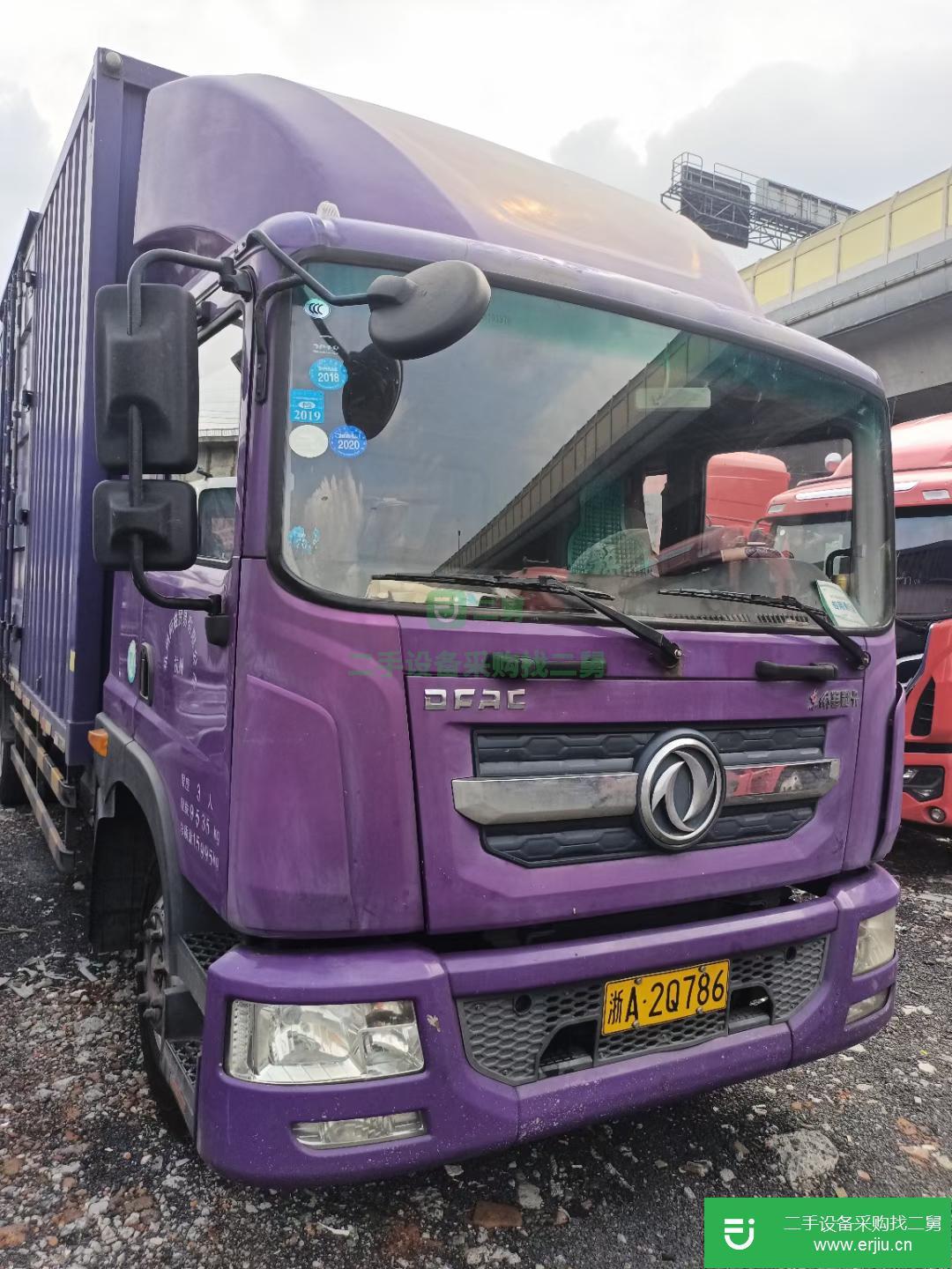 浙江出售二手東風多利卡箱式貨車