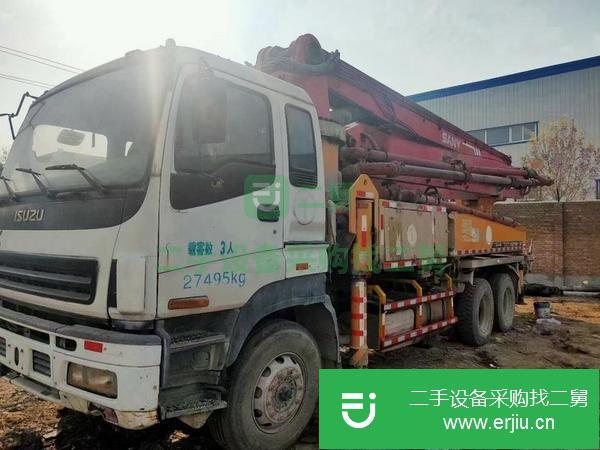 河北出售二手三一37米泵車無(wú)欠款無(wú)糾