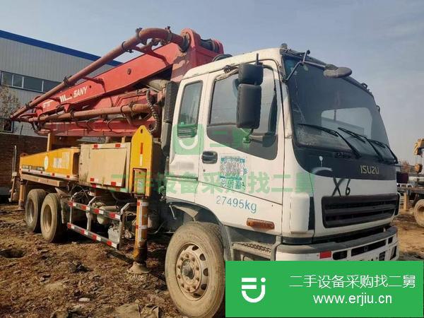 河北出售二手三一37米泵車無(wú)欠款無(wú)糾