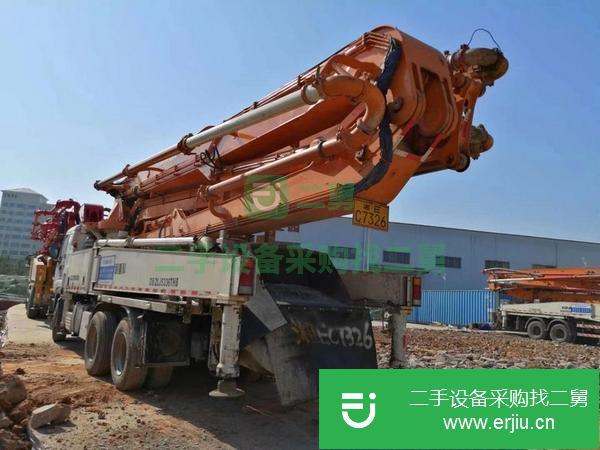 湖南出售二手中聯(lián)底盤47米泵車車況精品手續(xù)齊全包過戶