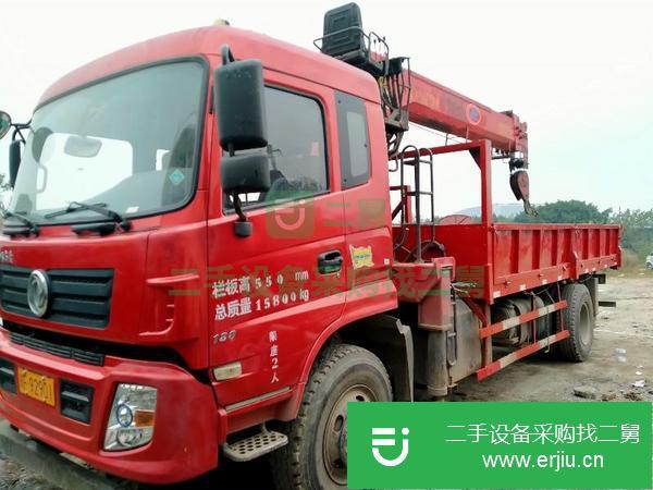 四川出售二手程力8噸4節臂180馬力國5隨車吊