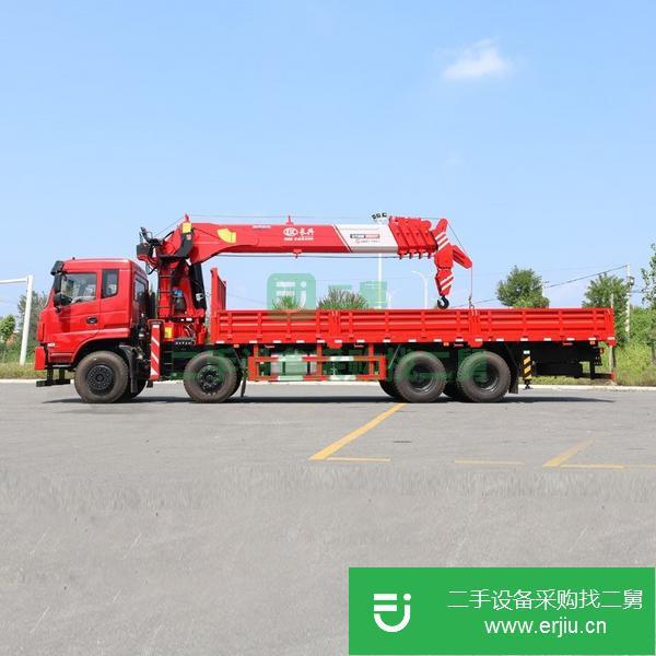 湖北出售二手東風8噸隨車吊