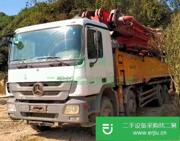 湖南出售二手奔馳四橋叉腿52米泵車車況精品手續(xù)齊全包過戶