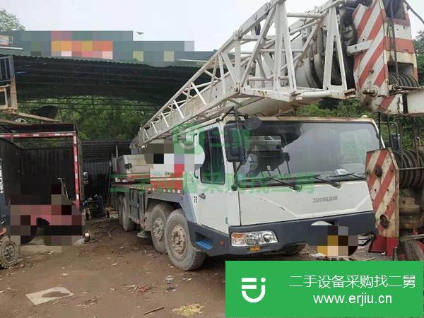 陜西出售二手京城重工25噸4節汽車吊13年國三