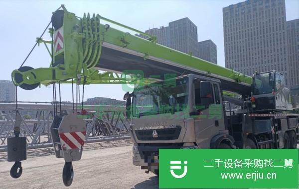 湖南出售二手中聯(lián)原版ZTF55噸通用底盤汽車吊國五排放,手續(xù)齊全