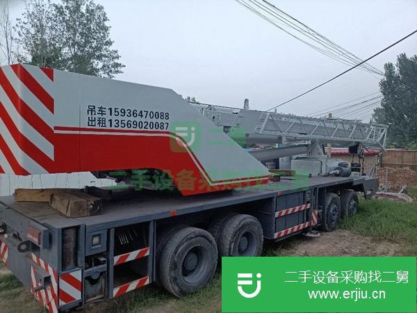 河南出售二手09年中聯50噸吊車手續齊全