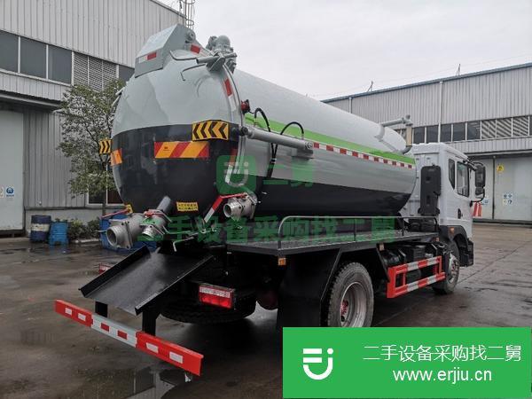 廣東出售二手東風天龍后八輪清洗吸污車