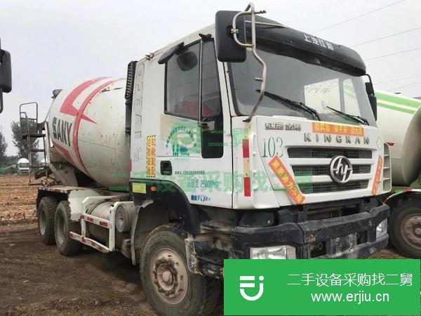 山西出售二手國五燒天然氣攪拌車 大12方14方