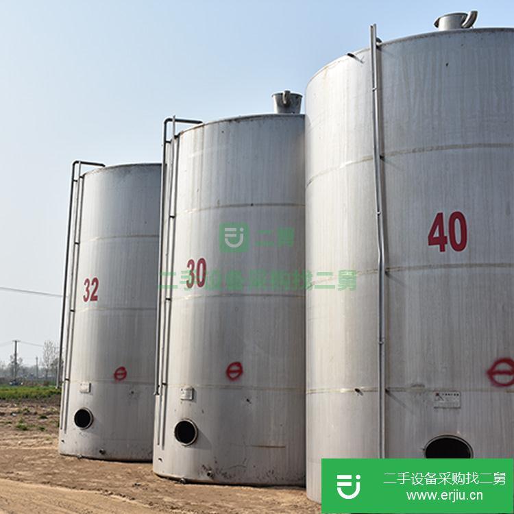 山東出售二手30噸不銹鋼儲罐