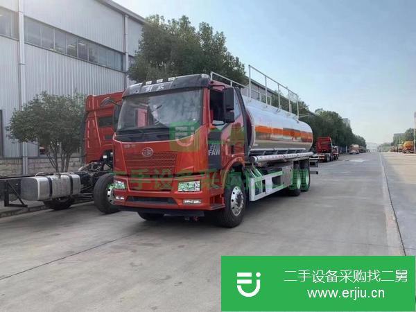 廣東出售二手解放后八輪油罐車