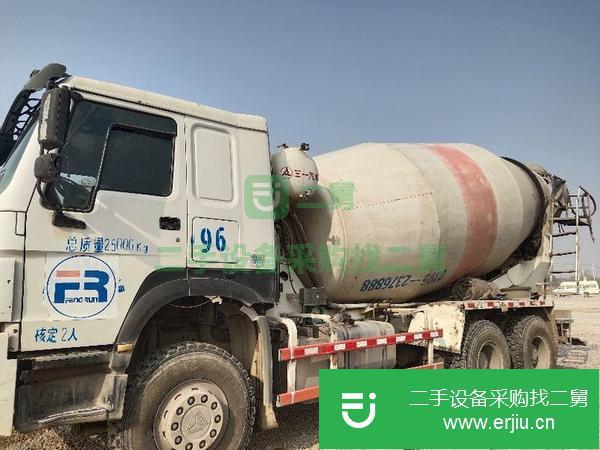 山東出售二手14年國四豪沃三一上裝大十二方攪拌車