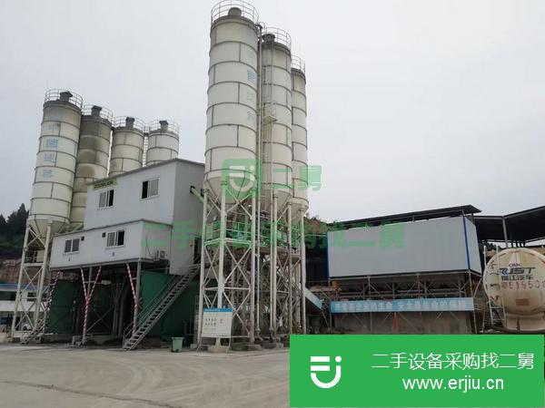 湖南出售二手17年中聯120雙線攪拌站