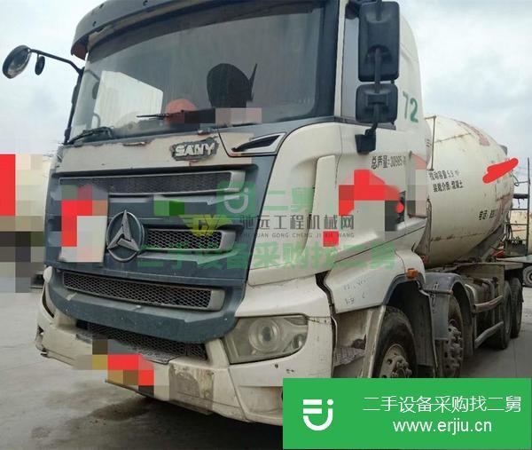 湖南出售二手三一16方攪拌車車況良好日野發動機手續齊全包提檔過戶國四