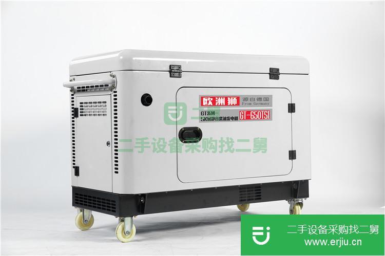 上海出售二手GT-650TSI歐洲獅5kw柴油發(fā)電機(jī)