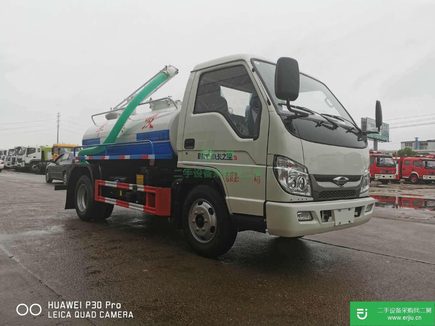 湖北出售二手時風110馬力吸糞車