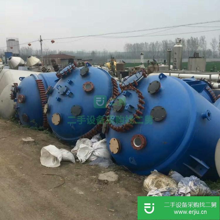 山東出售二手3噸搪瓷反應釜