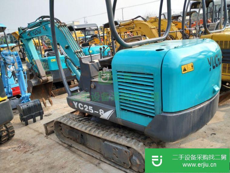 上海出售二手玉柴YC25-8小型挖掘機(jī)