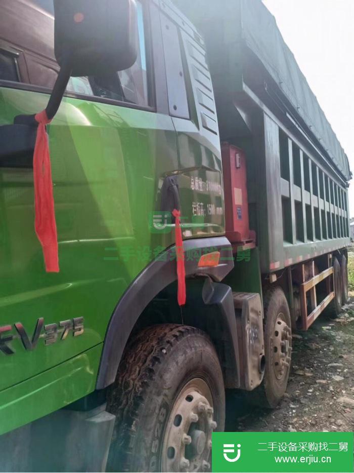 江西出售二手青島解放375馬力自卸車