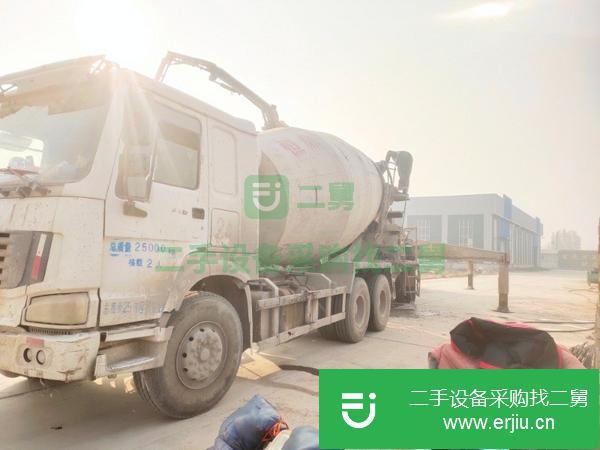 河北出售二手國三攪拌車14方