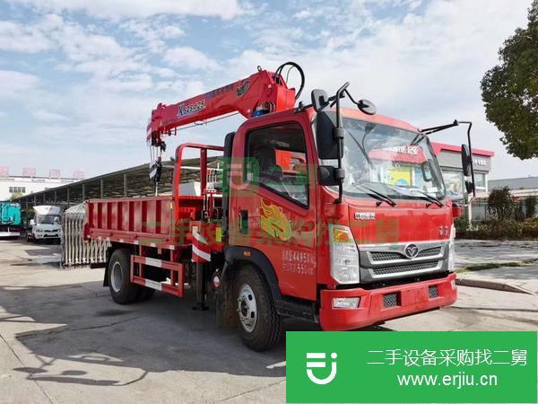 湖北出售二手重汽豪曼3.9米軸距170馬力隨車吊