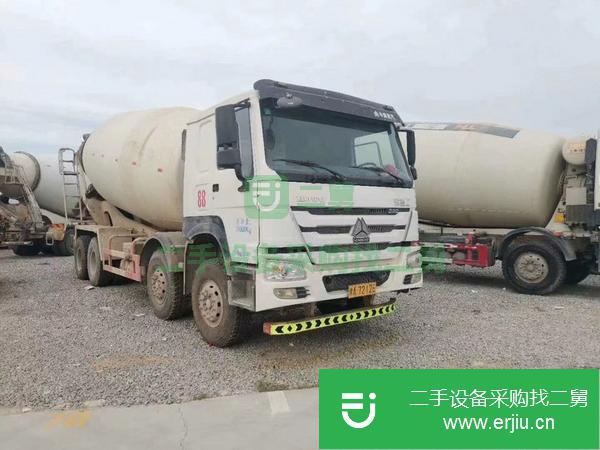 安徽出售二手豪沃國五20方攪拌罐車
