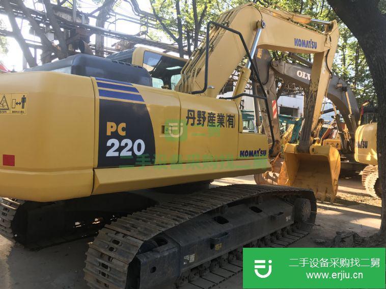 上海出售精品二手小松220-7挖掘機