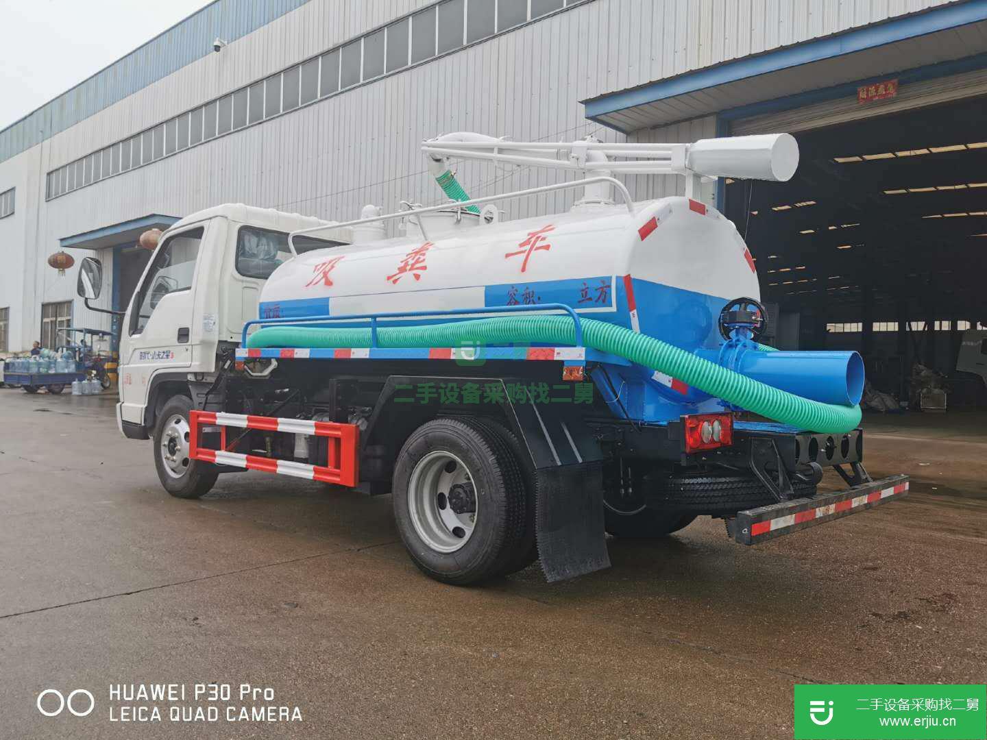 湖北出售二手時風110馬力吸糞車
