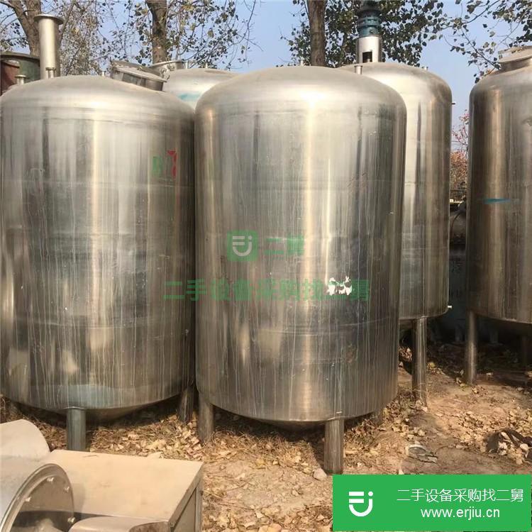 山東出售二手不銹鋼儲罐