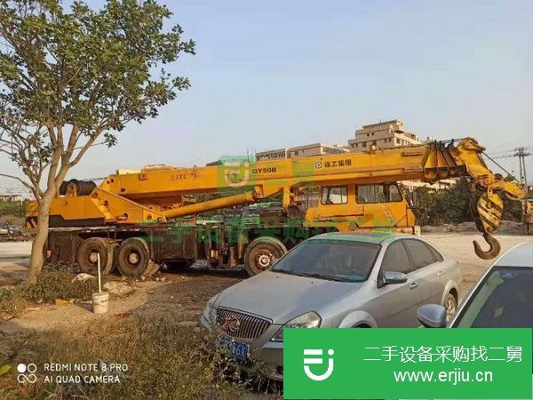 福建出售二手徐工50噸汽車吊車輛正常使用,無手續