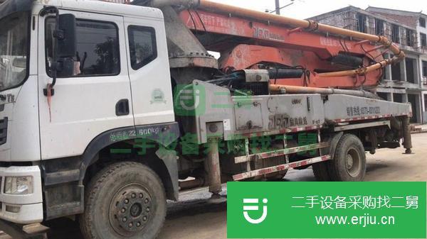 河南出售二手國五兩橋37米泵車