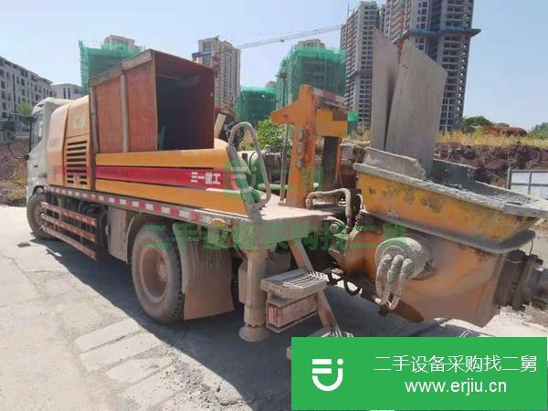 湖南出售二手三一10020國四車載泵車況好