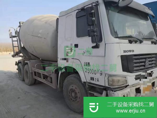 山東出售二手豪沃14方工程攪拌車