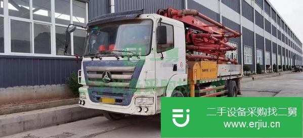 河北出售二手13年三一25米泵車