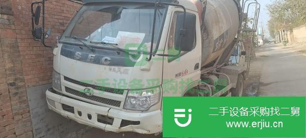 山東出售二手時風4方小攪拌罐車