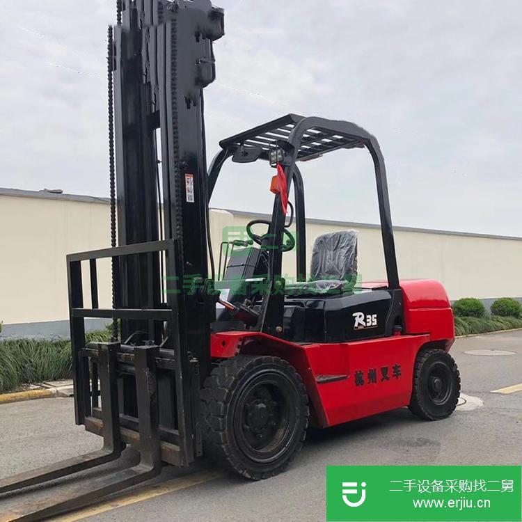 上海出售二手杭州柴油升高4米叉車
