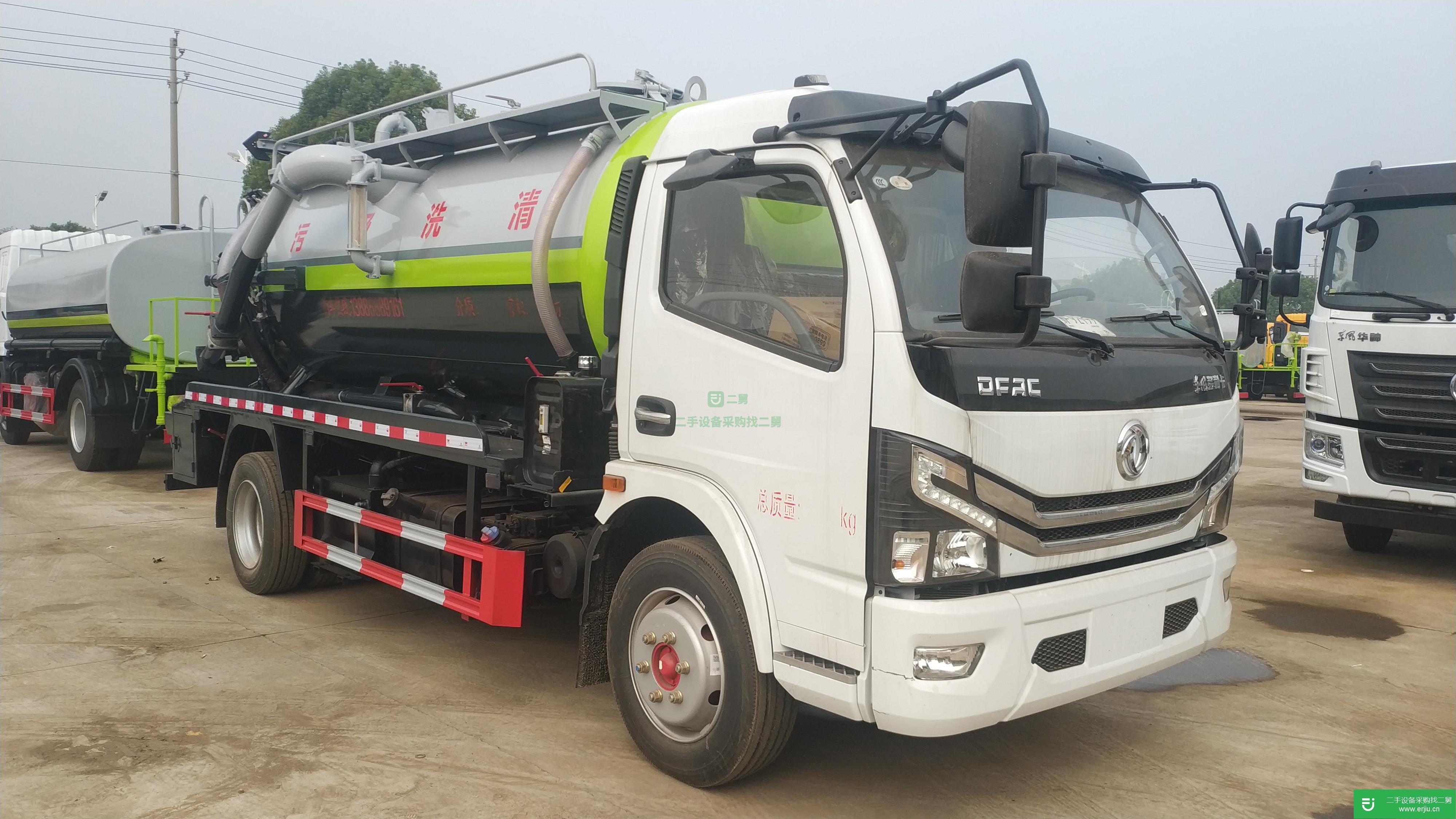 湖北出售二手東風多利卡10方清洗吸污車