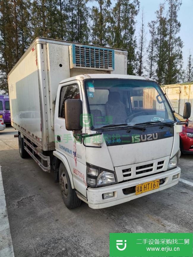湖北出售二手慶鈴五十鈴5.2米廂式貨車