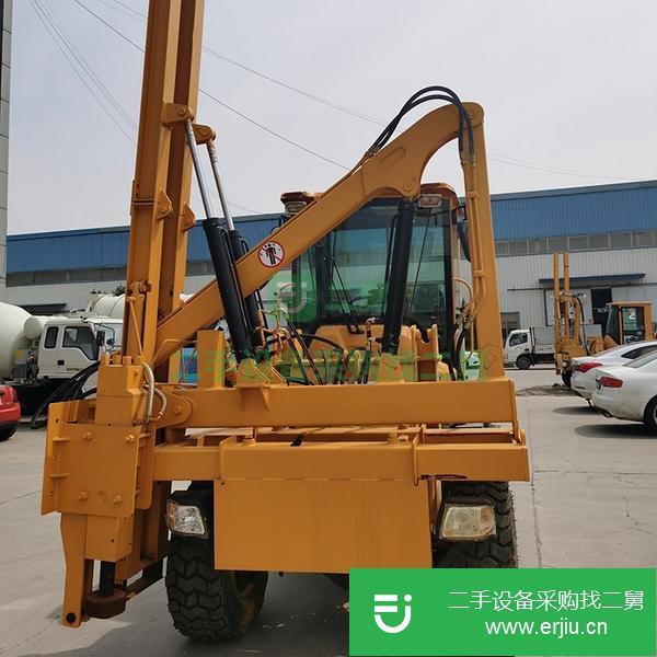山東出售二手公路護(hù)欄打樁機(jī)
