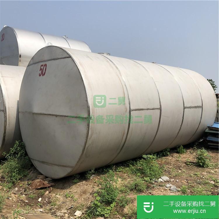 山東出售二手30立方不銹鋼儲罐