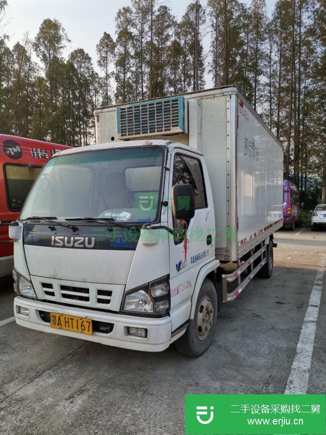 湖北出售二手慶鈴五十鈴5.2米廂式貨車