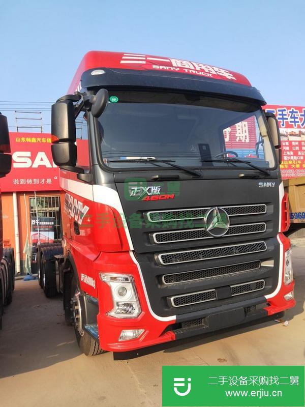 山東出售雙驅輕體三一牽引車 LNG燃氣車 460馬力