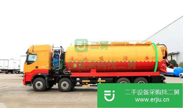 湖北出售二手柳汽國六前四后八清洗吸污車