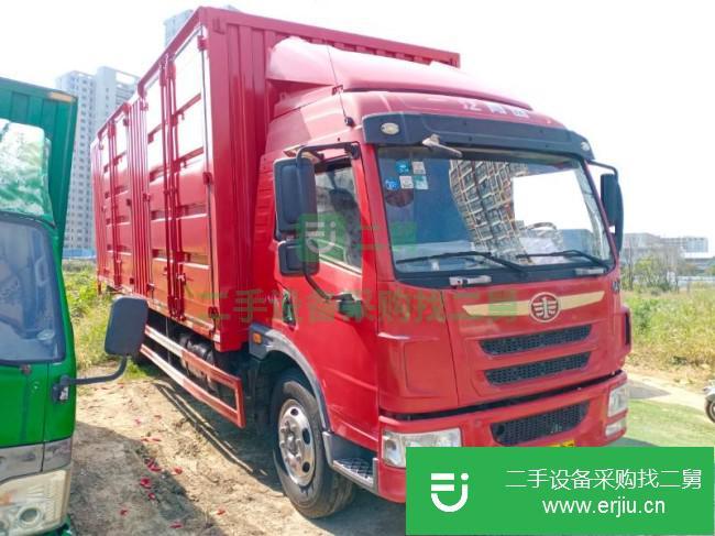 江蘇出售二手青島解放廂式貨車