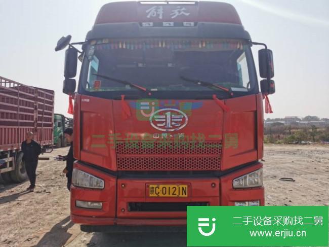 江西出售二手一汽解放前四后八高欄貨車